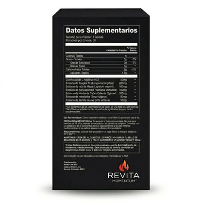 REVITA MOMENTUM™ – Gominolas de Vitalidad Masculina